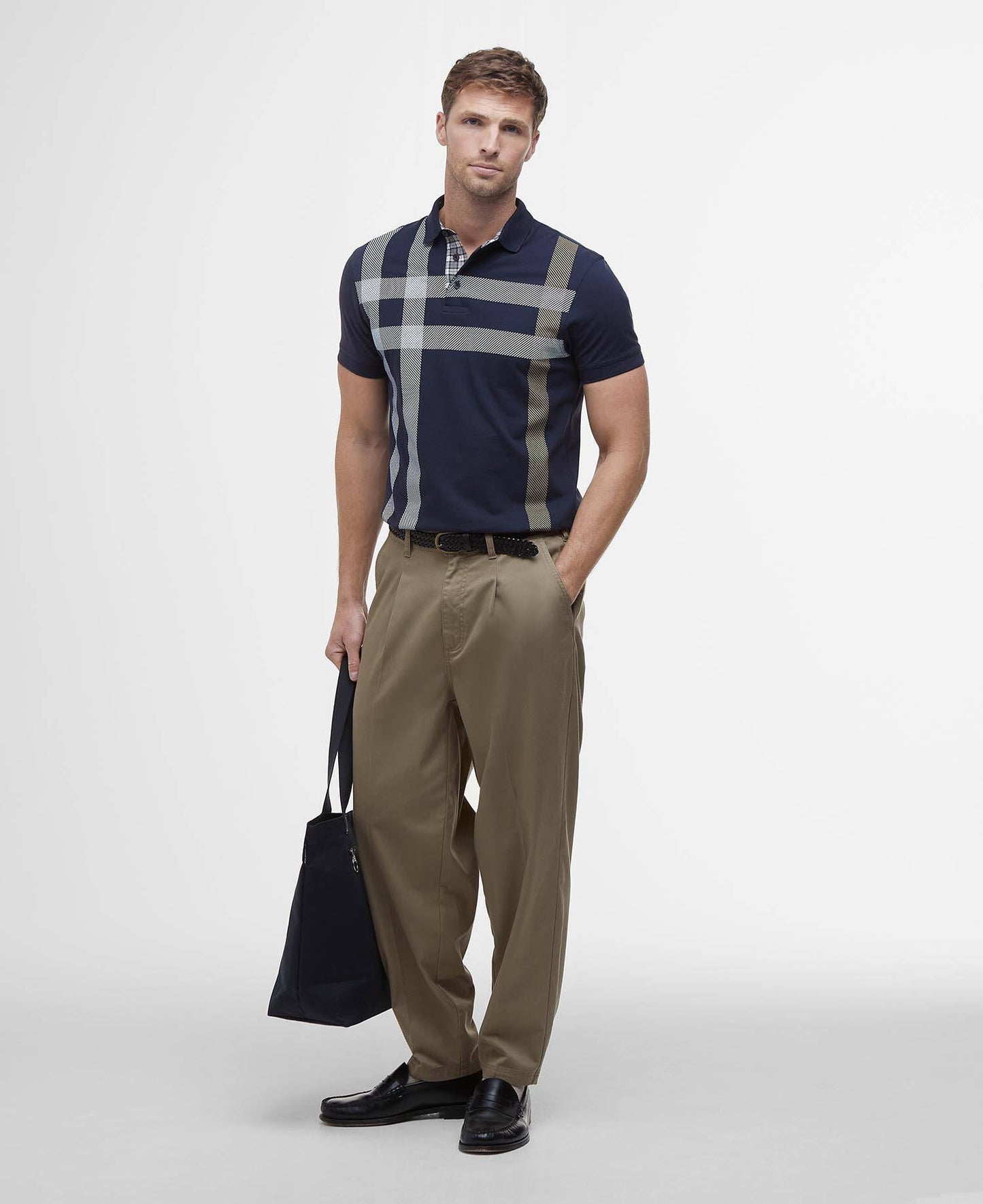 Barbour Blaine Tartan Short-Sleeved Polo Shirt