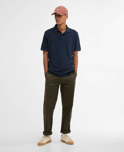 Barbour Washed Tartan Tailored Pique Polo