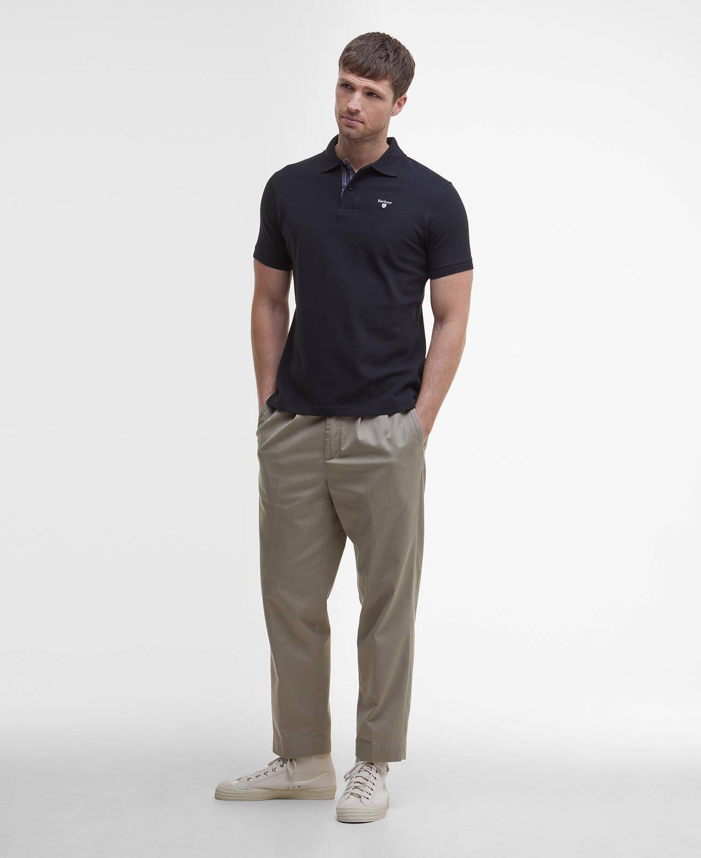 Barbour Tartan Pique Polo Shirt