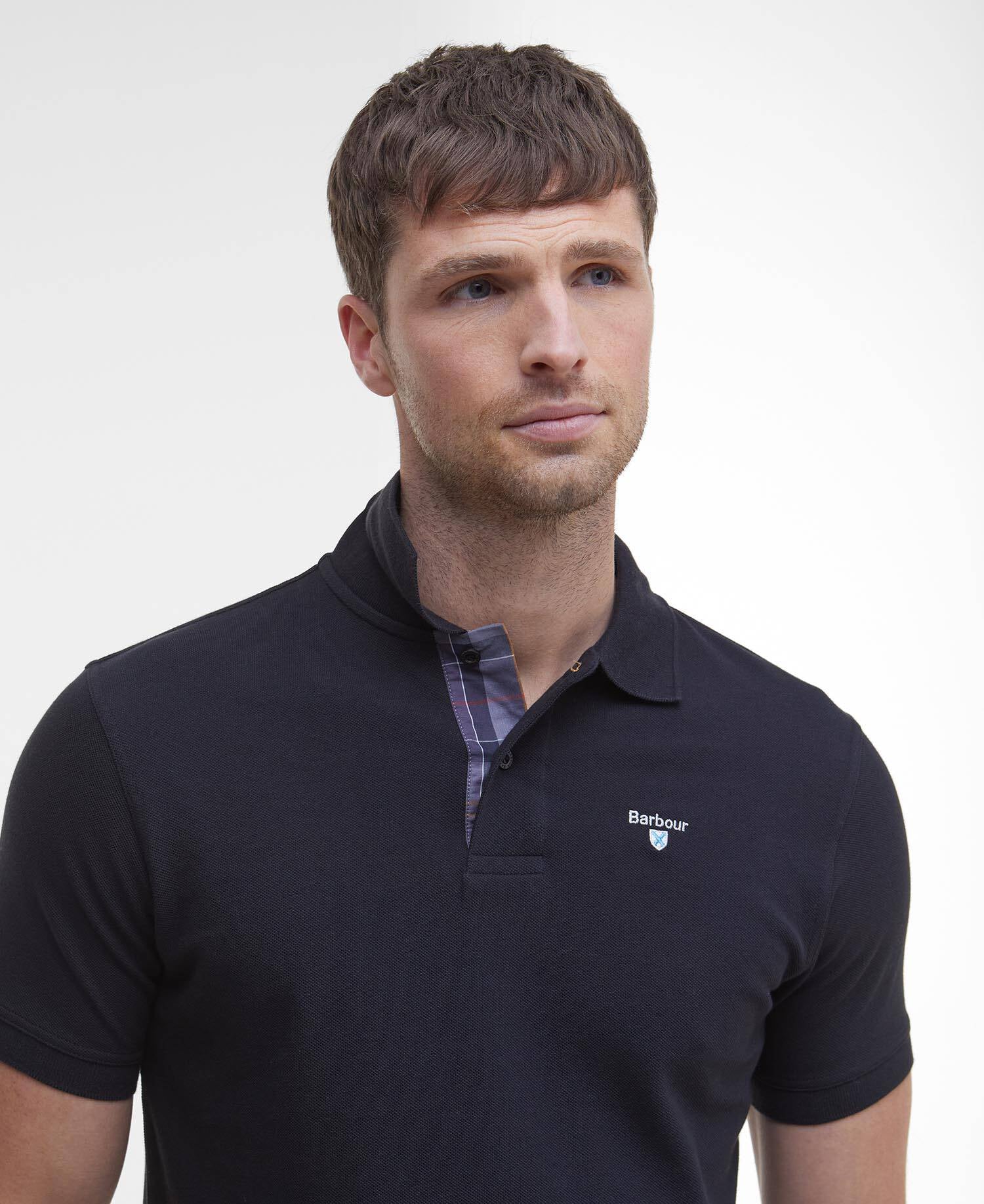Barbour Tartan Pique Polo Shirt