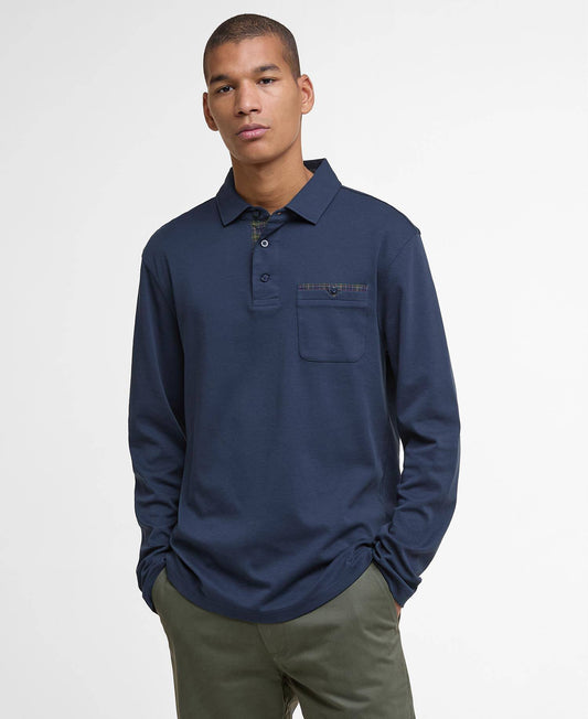 Barbour Corpatch Tailored Long-Sleeved Polo Shirt
