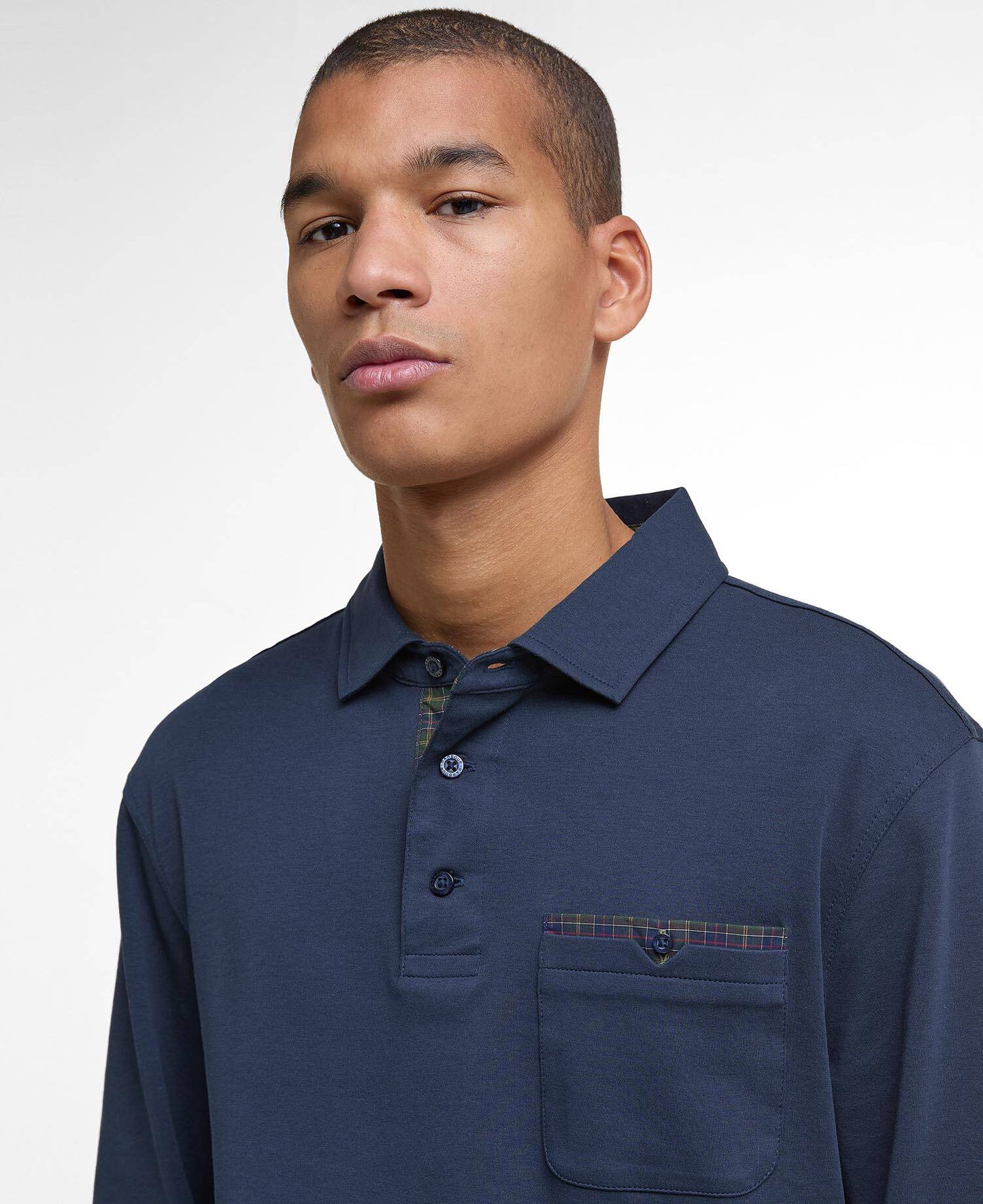 Barbour Corpatch Tailored Long-Sleeved Polo Shirt