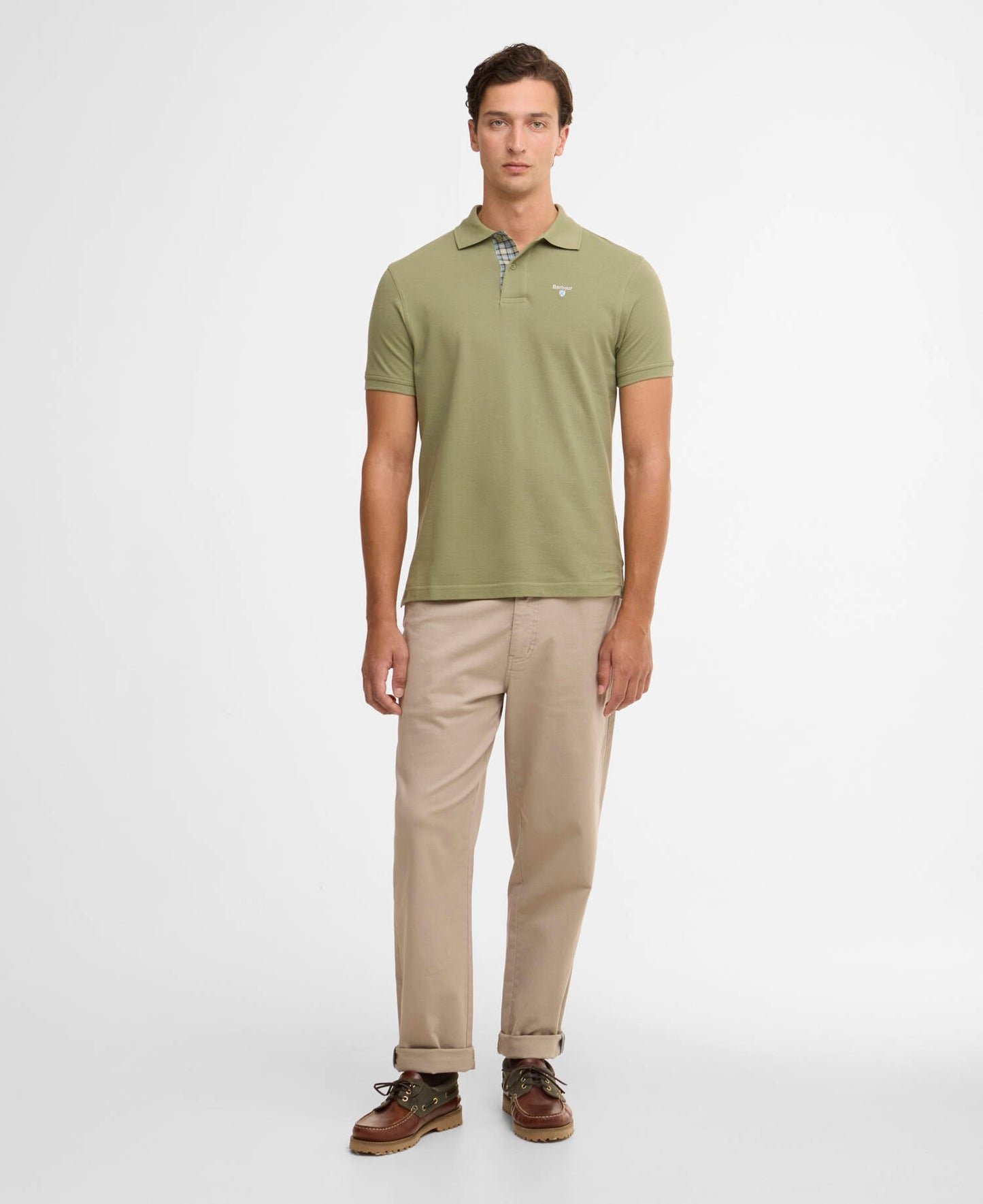 Barbour Tartan Pique Polo Shirt