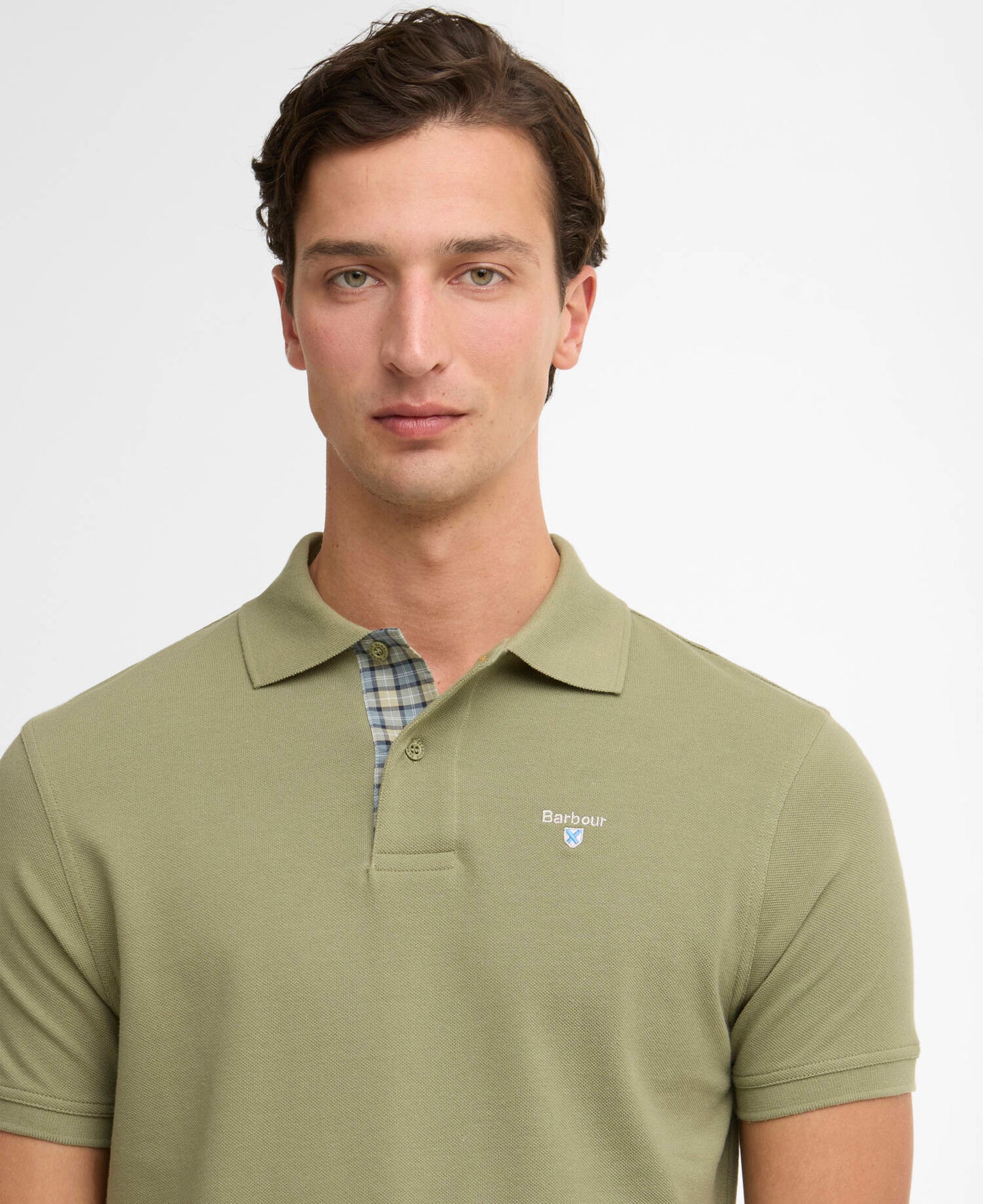 Barbour Tartan Pique Polo Shirt