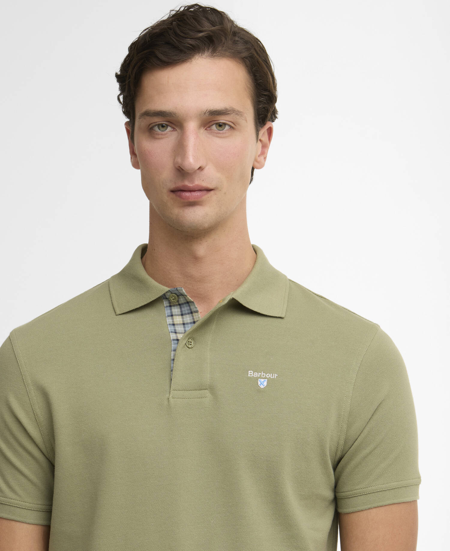 Barbour Tartan Pique Polo Shirt