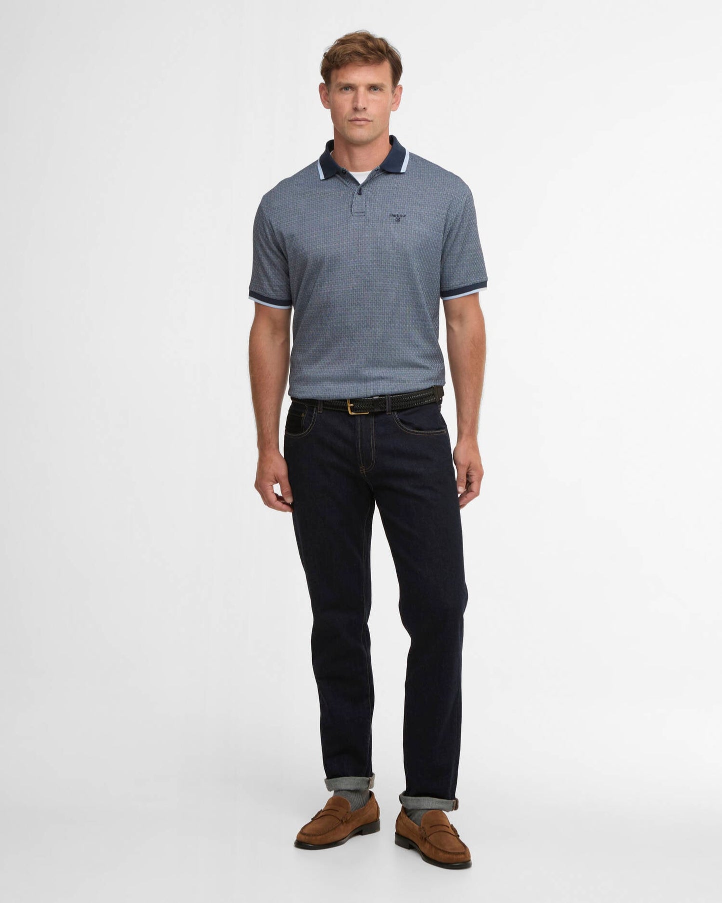 Barbour Weston Textured Polo Shirt