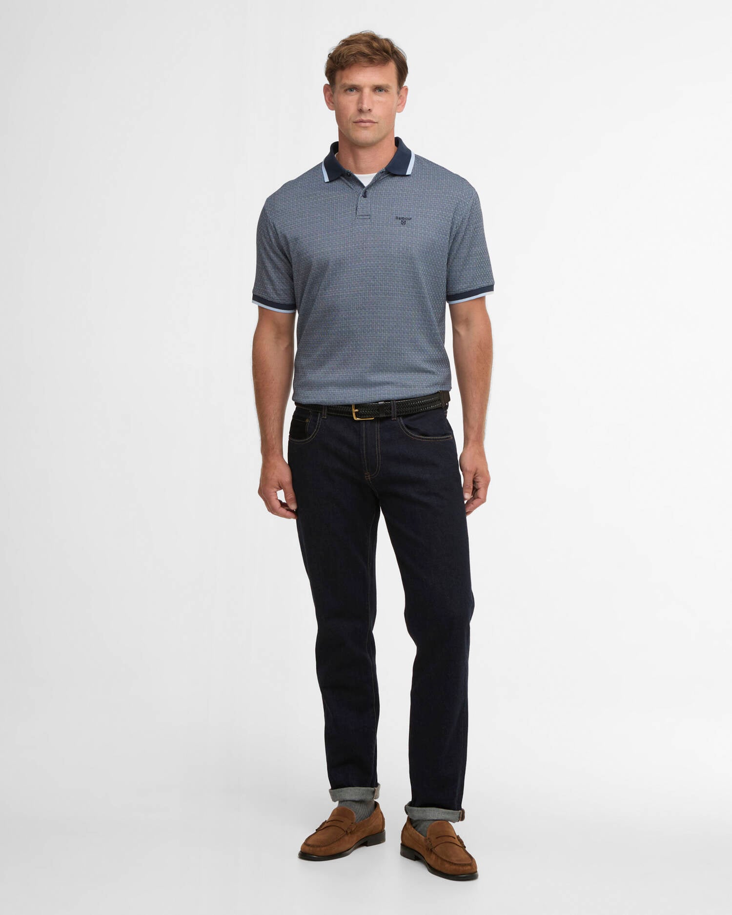 Barbour Weston Textured Polo Shirt