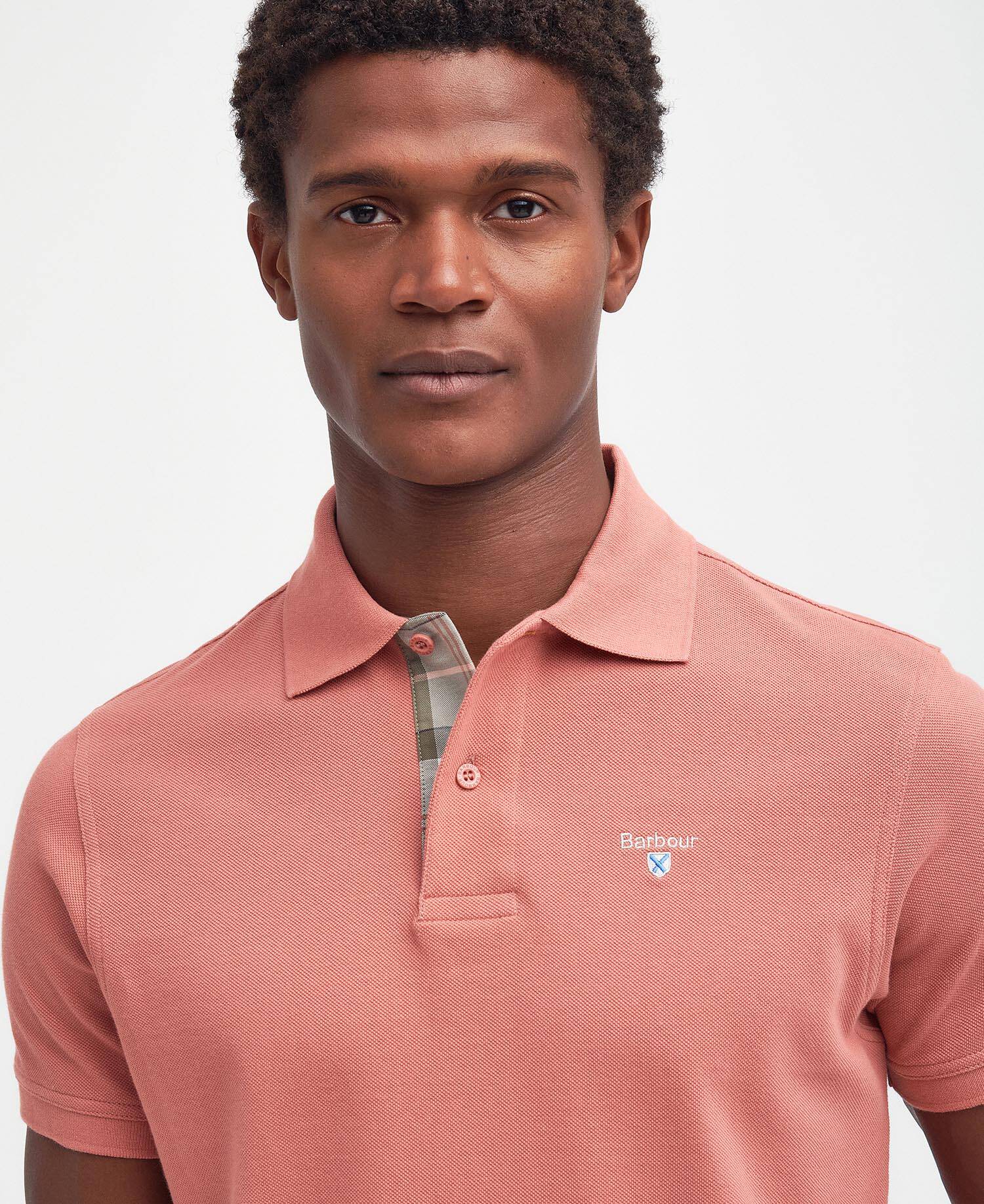 Barbour Tartan Pique Polo Shirt