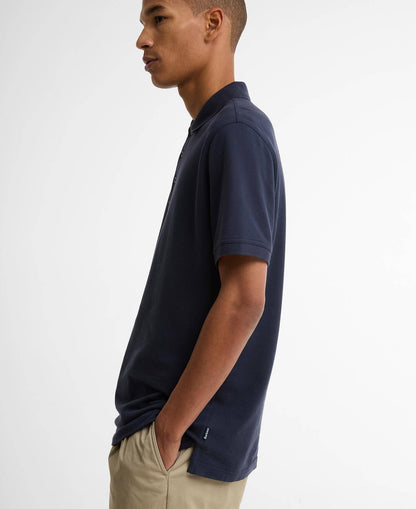 Barbour Reston Tartan Trim Tailored Polo Shirt
