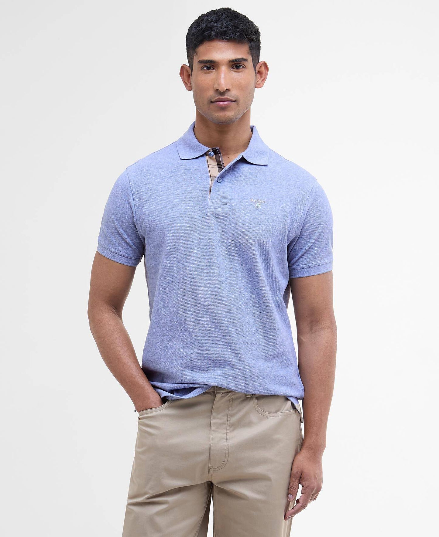 Barbour Tartan Pique Polo Shirt
