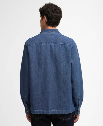 Barbour Aickmen Textured Denim Overshirt