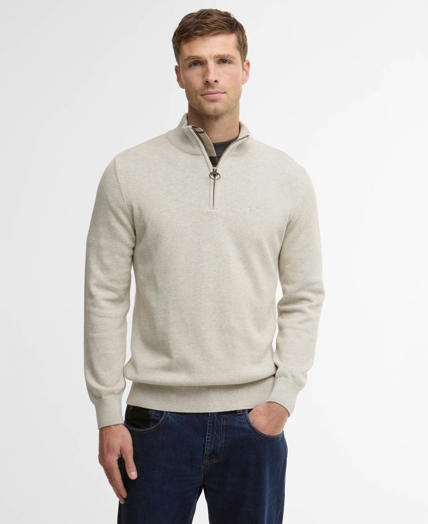 Barbour Cotton Quarter-Zip Jumper
