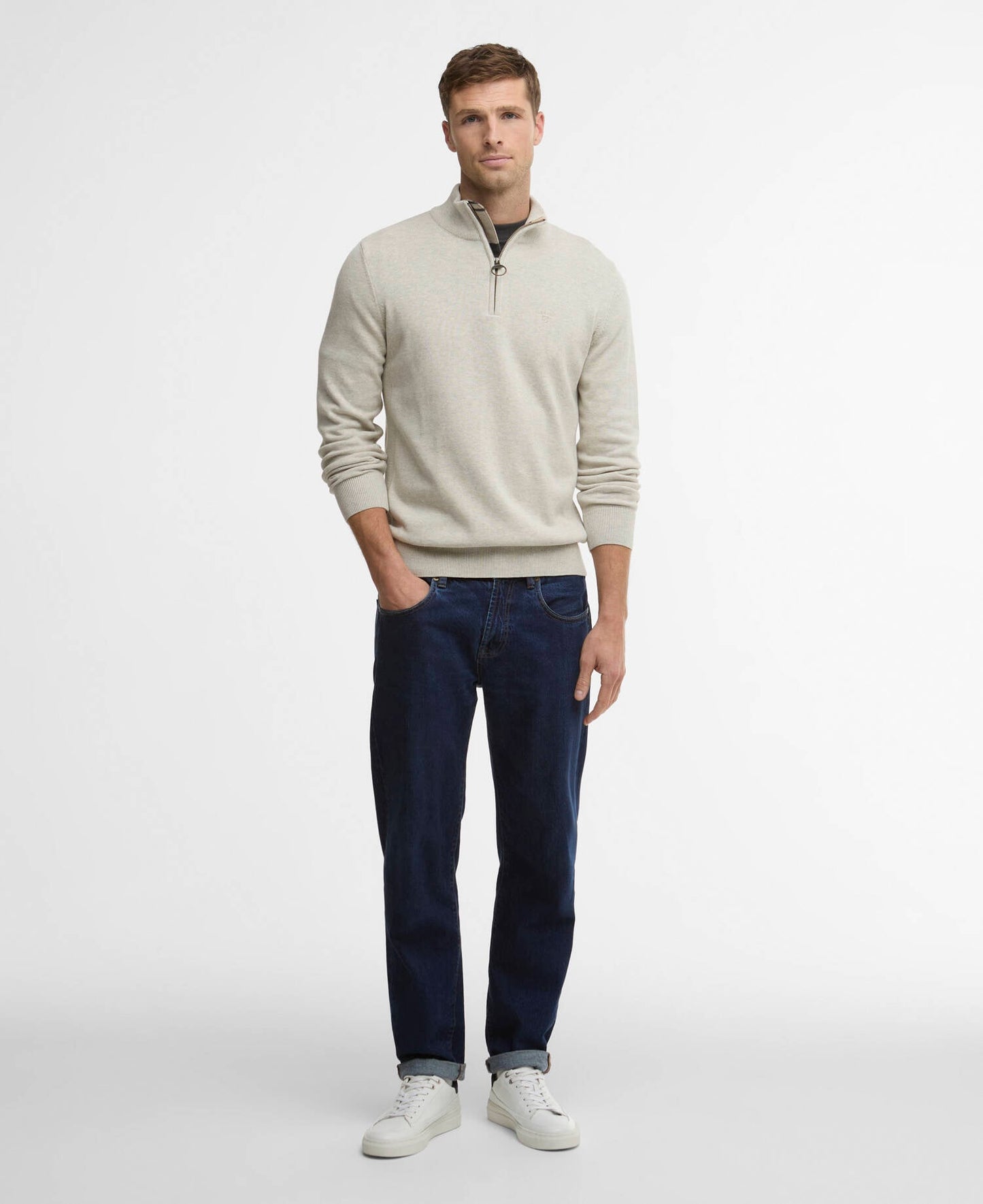Barbour Cotton Quarter-Zip Jumper