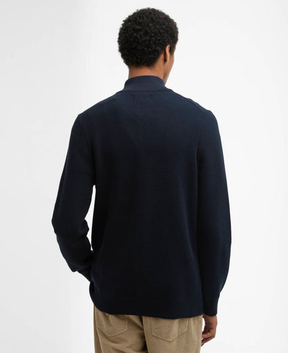 Barbour Essential Honeycomb Quarter-Zip Jumper