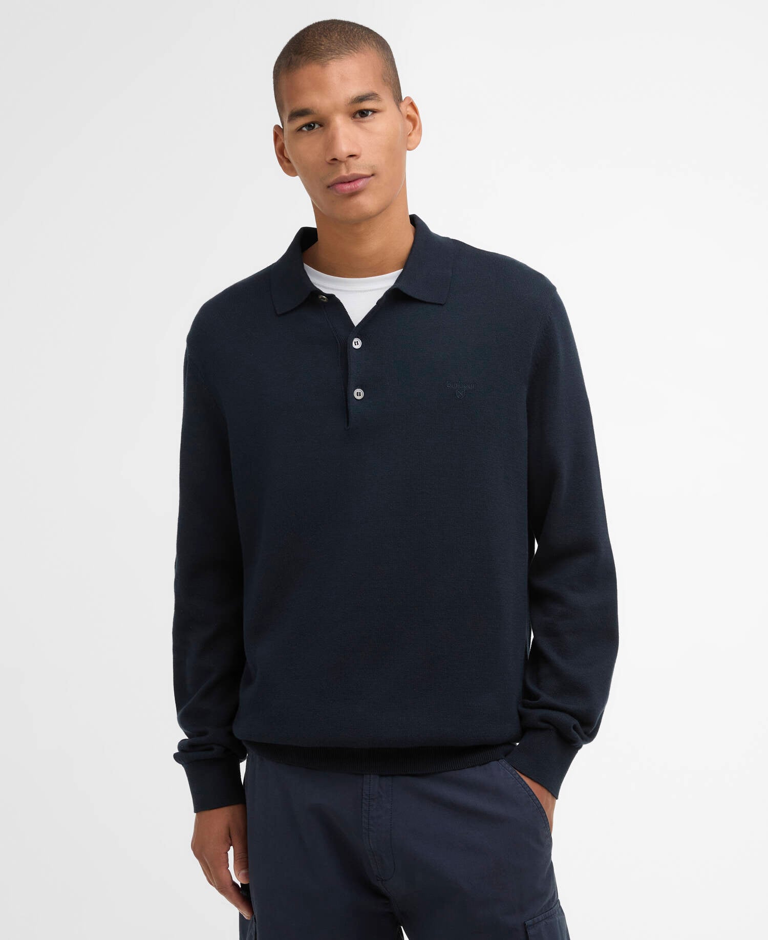 Barbour Pima Cotton Knitted Polo Shirt