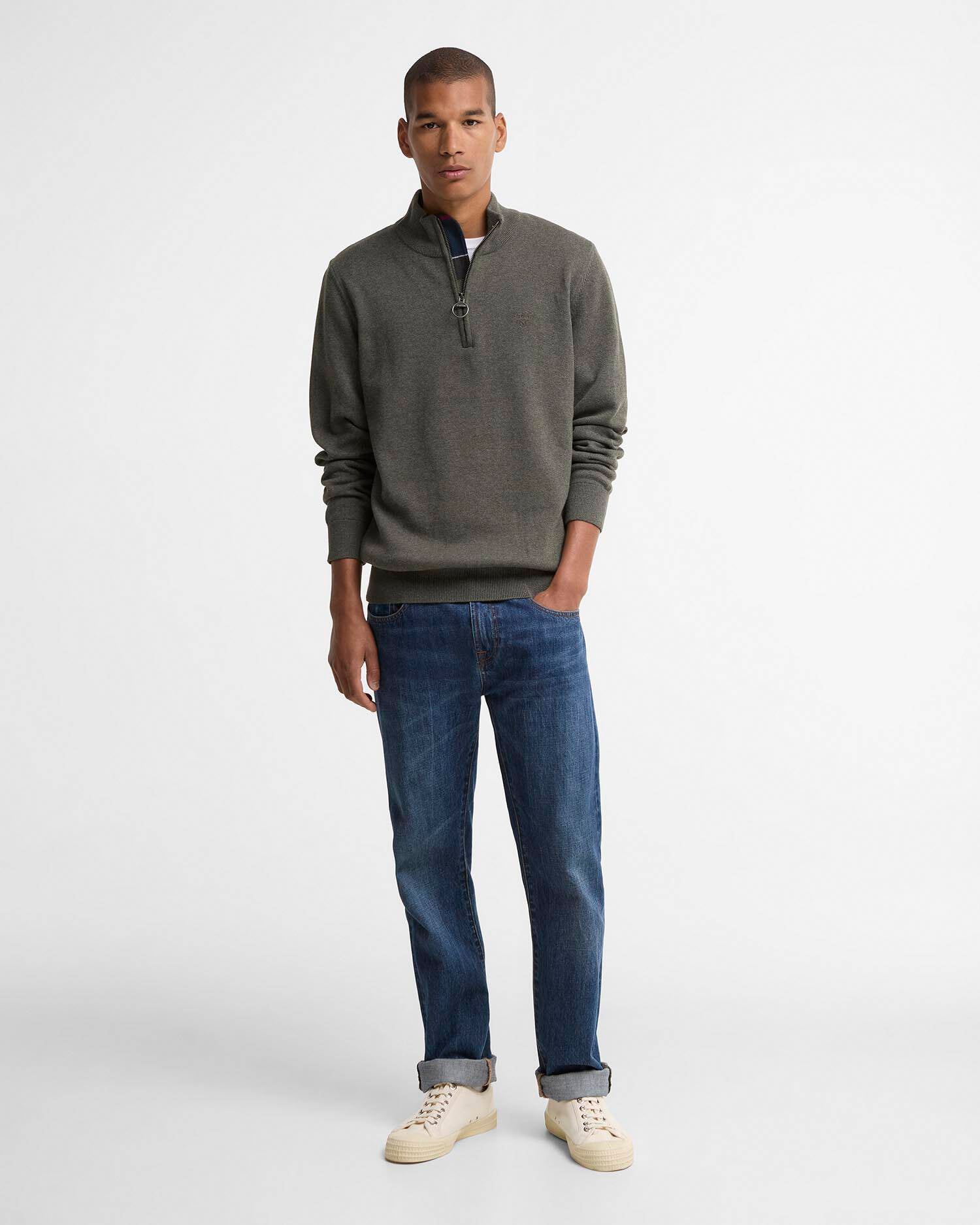 Barbour Cotton Quarter-Zip Jumper