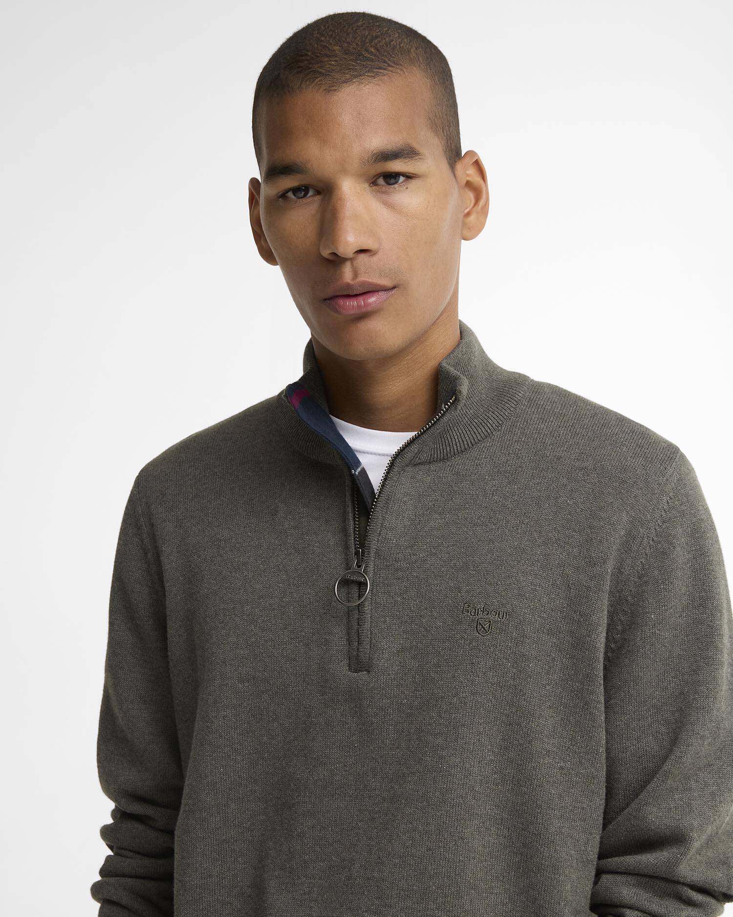 Barbour Cotton Quarter-Zip Jumper