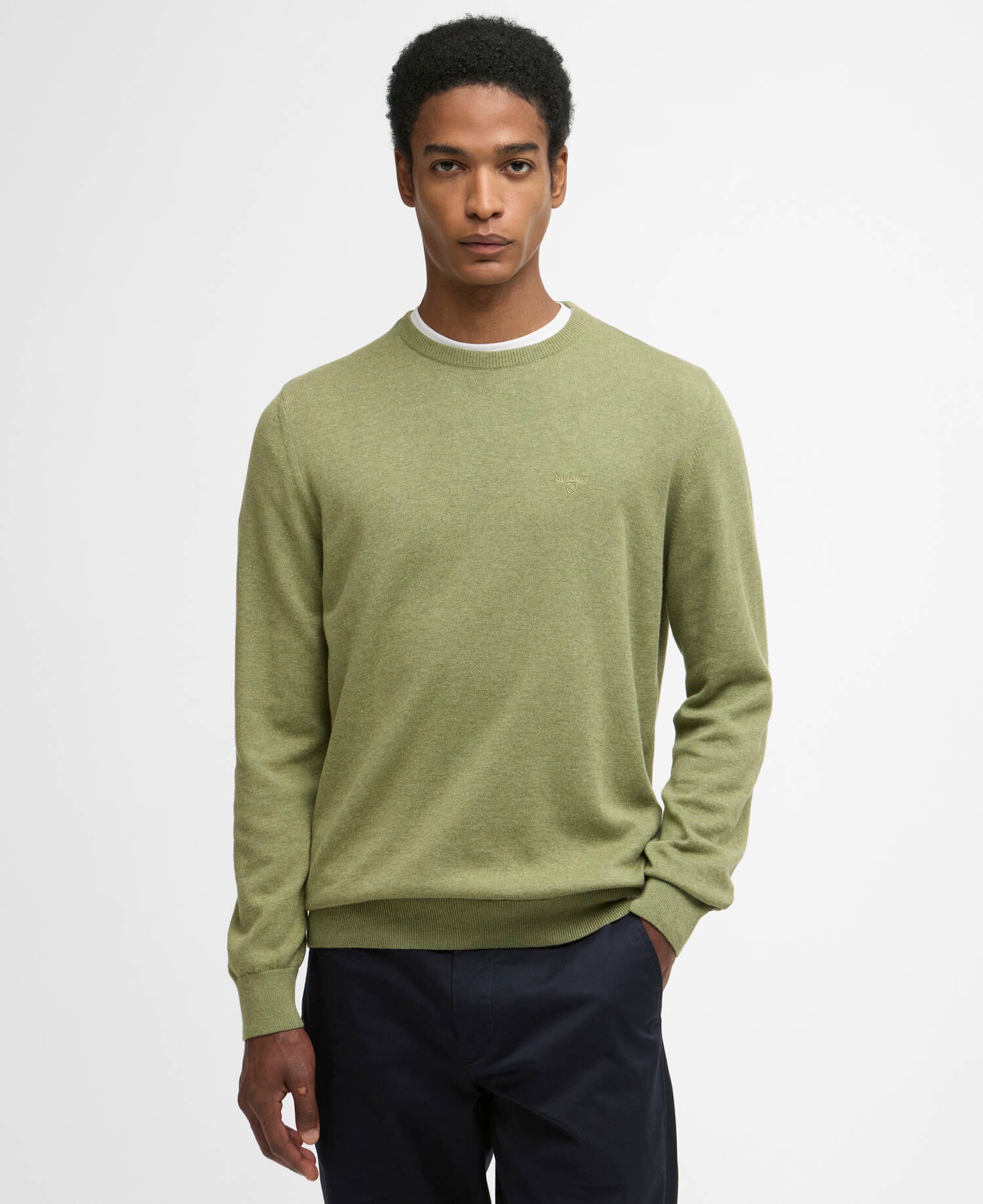 Barbour Pima Cotton Crew Neck Jumper