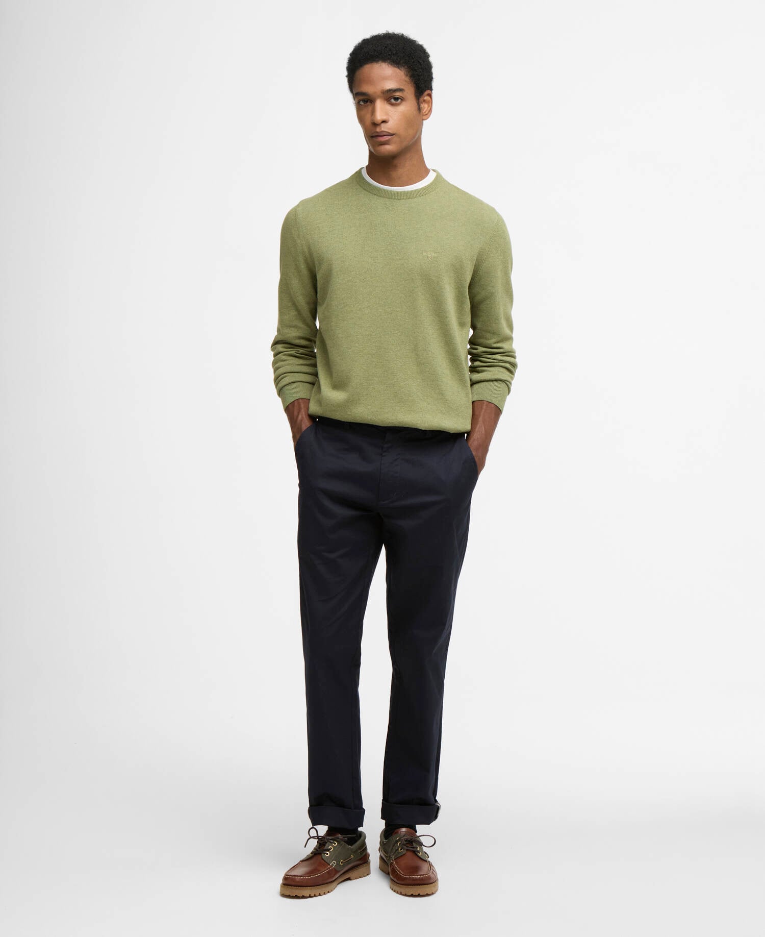Barbour Pima Cotton Crew Neck Jumper
