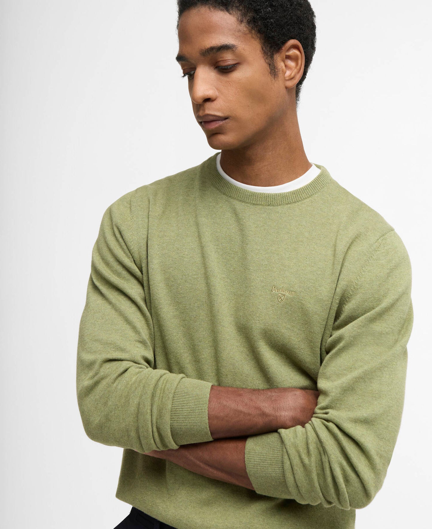 Barbour Pima Cotton Crew Neck Jumper
