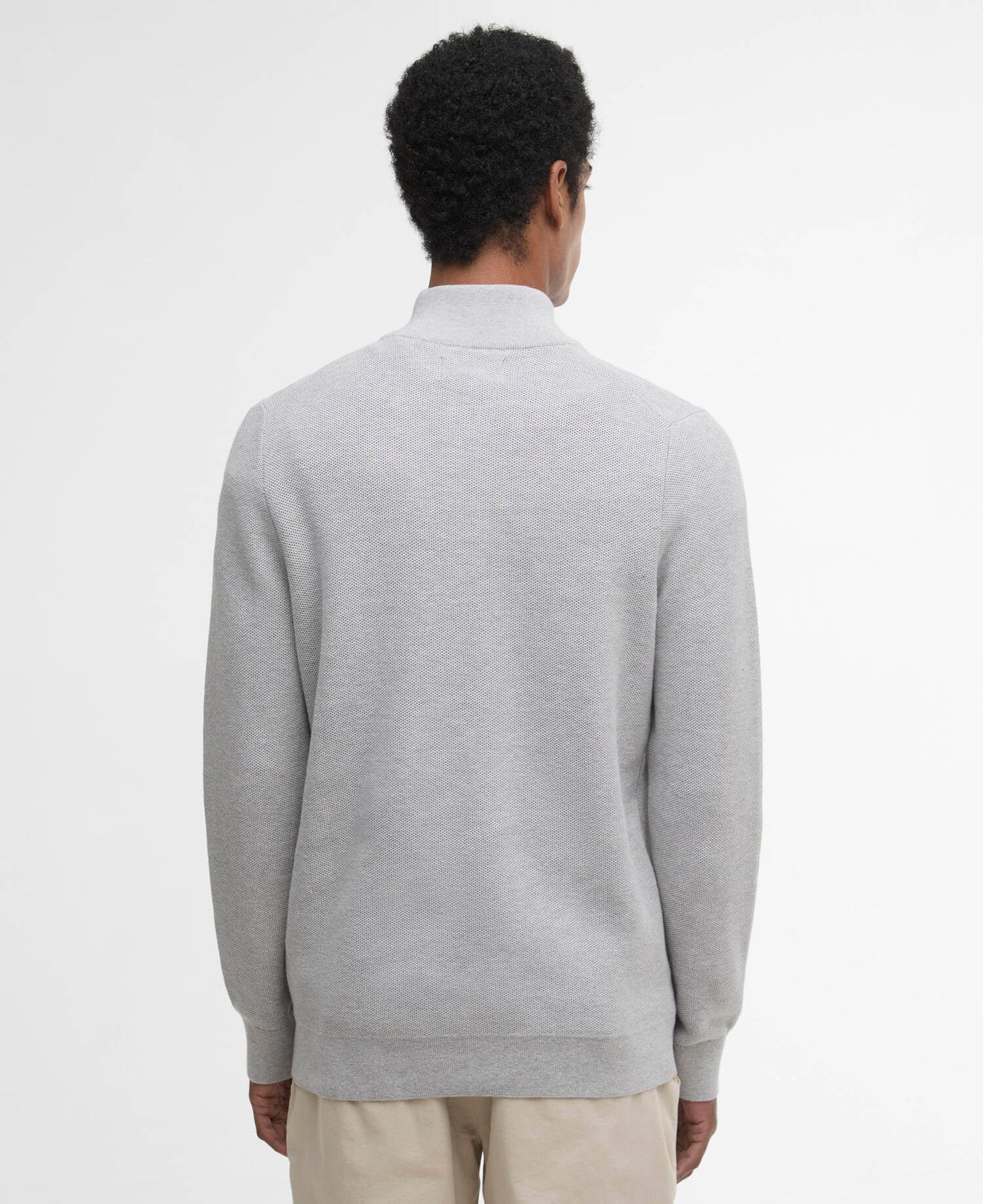 Barbour Essential Honeycomb Quarter-Zip Jumper
