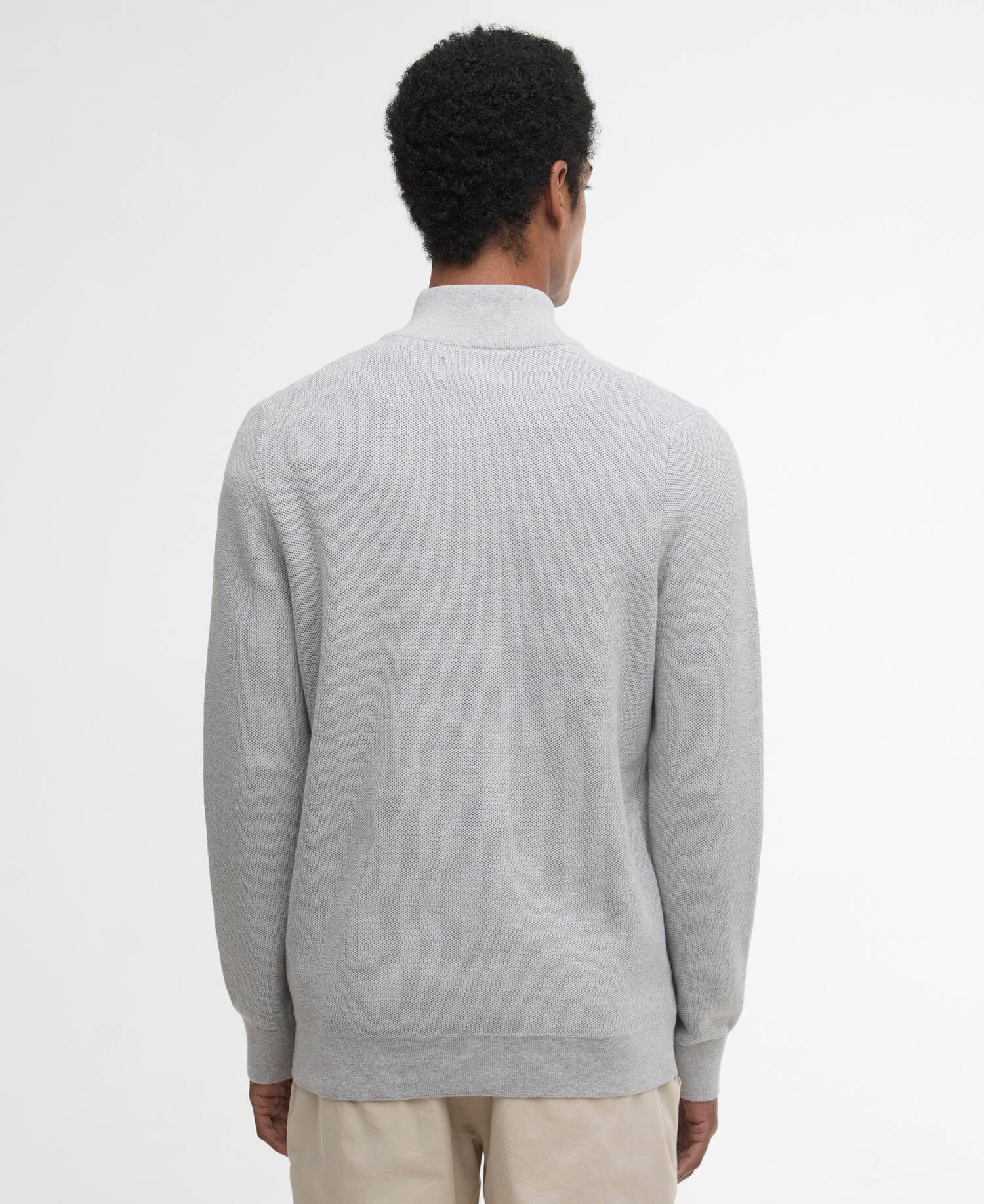 Barbour Essential Honeycomb Quarter-Zip Jumper