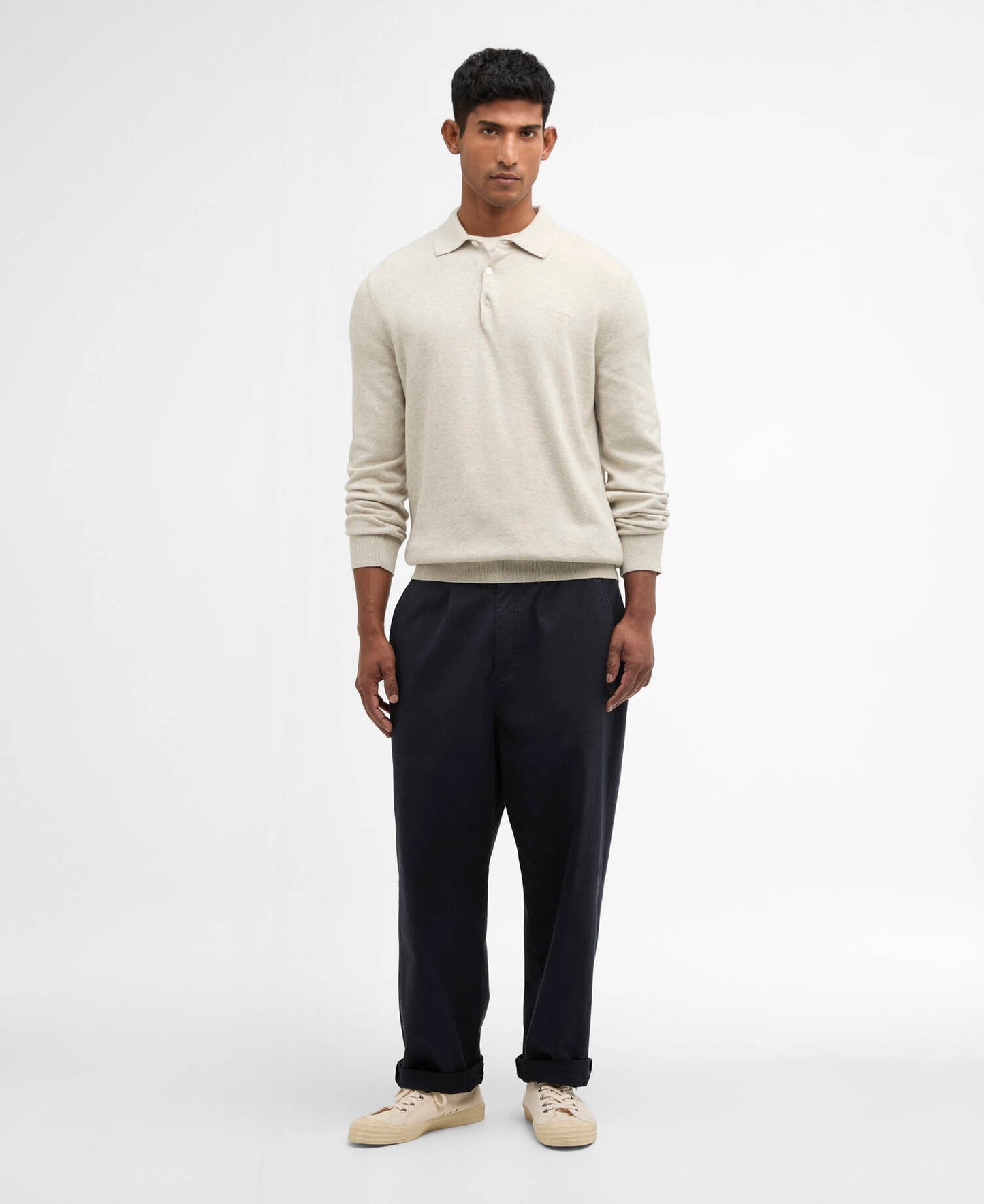 Barbour Pima Cotton Knitted Polo Shirt