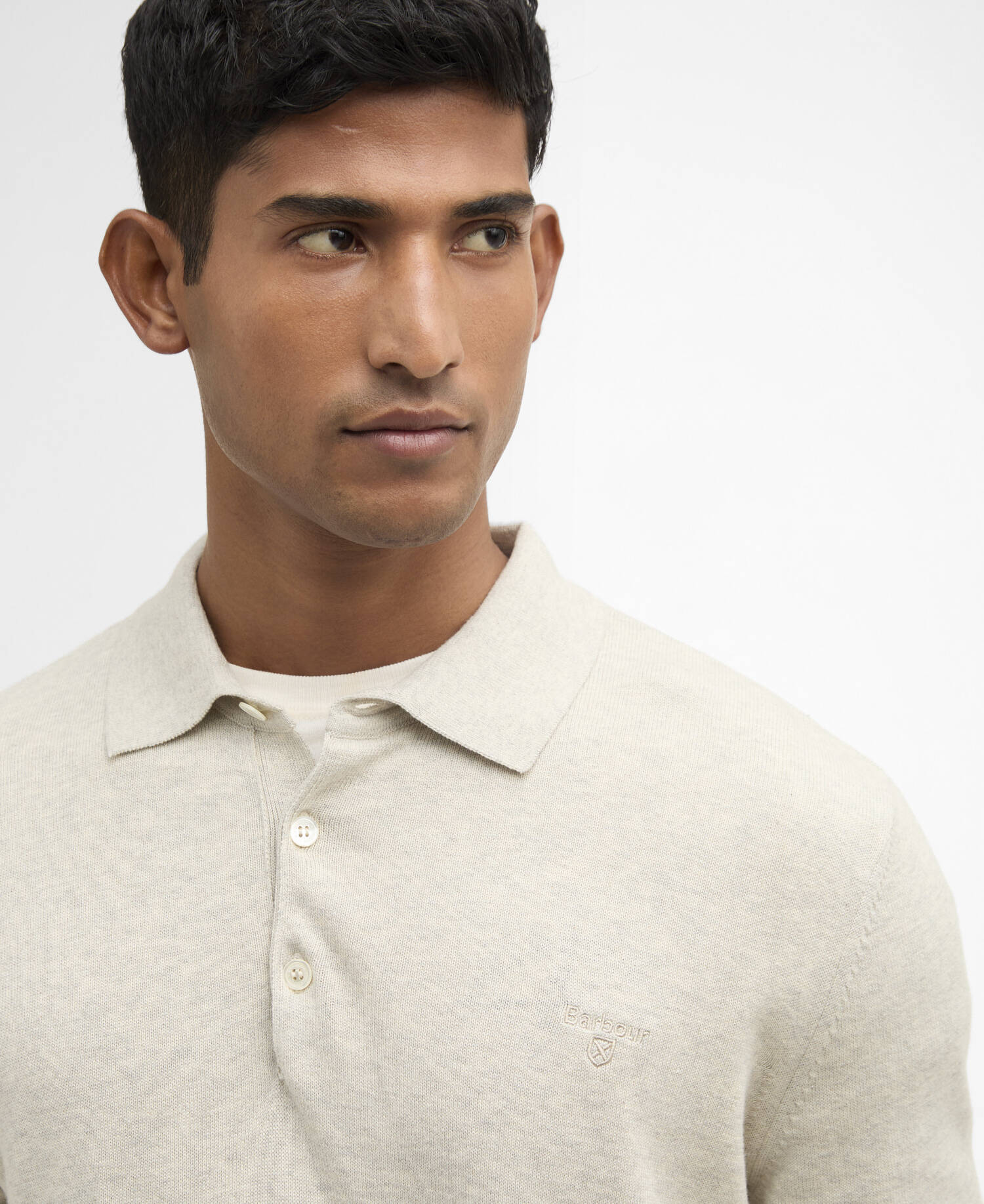Barbour Pima Cotton Knitted Polo Shirt