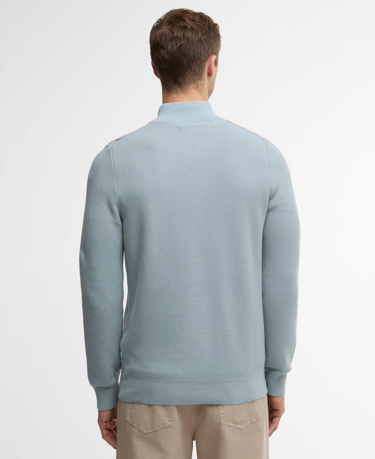 Barbour Essential Honeycomb Quarter-Zip Jumper