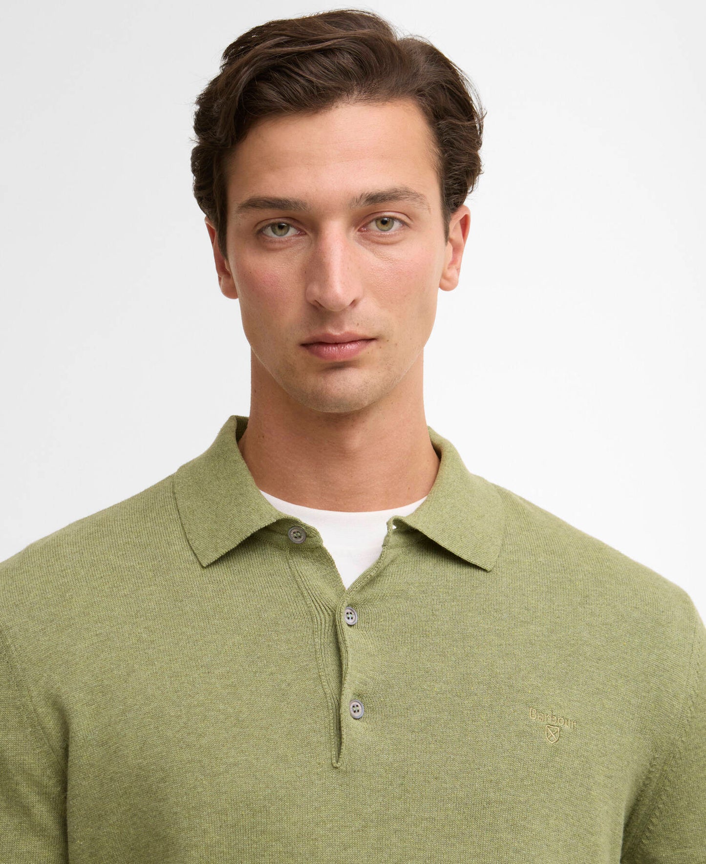Barbour Pima Cotton Knitted Polo Shirt
