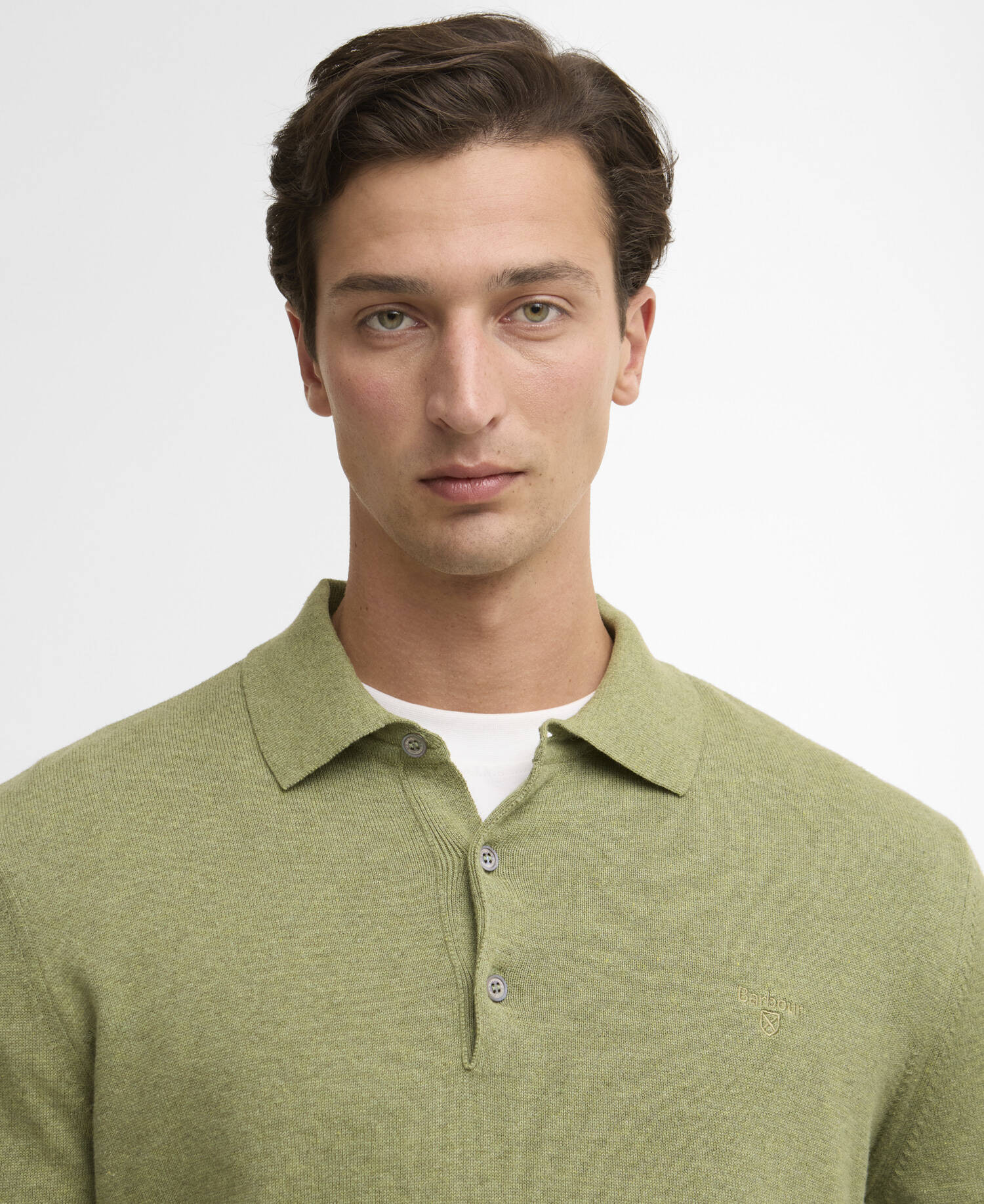 Barbour Pima Cotton Knitted Polo Shirt