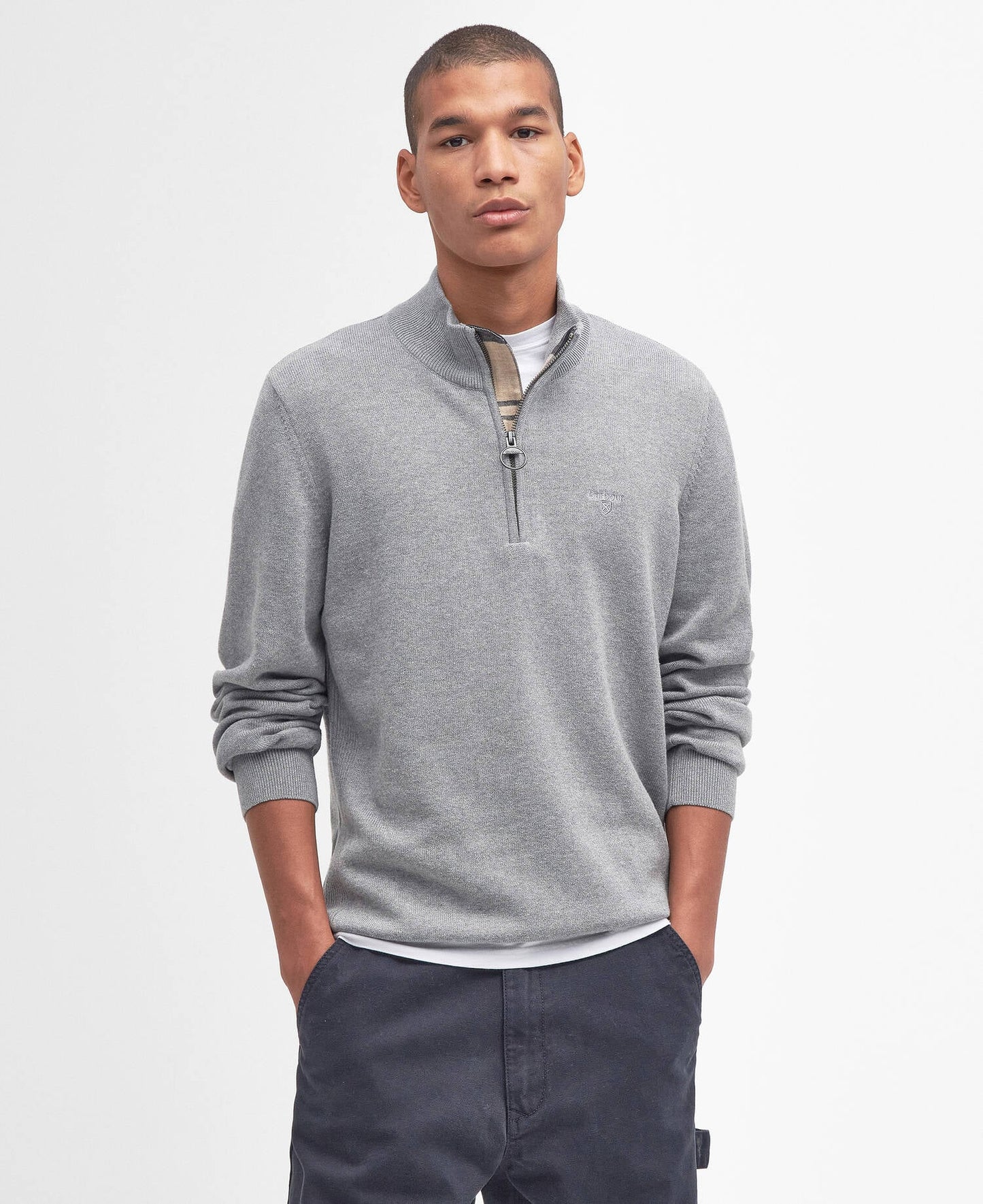 Barbour Cotton Quarter-Zip Jumper