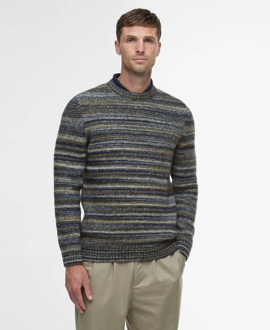 Barbour Pateley Striped Crew Neck Jumper