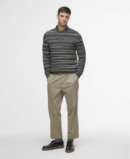 Barbour Pateley Striped Crew Neck Jumper