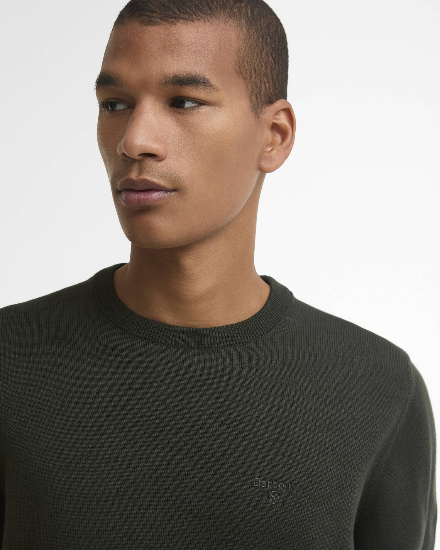 Barbour Pima Cotton Crew Neck Jumper