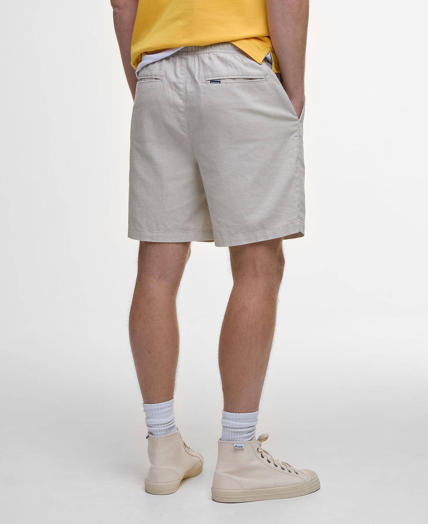 Barbour Cotton Linen Relaxed Shorts