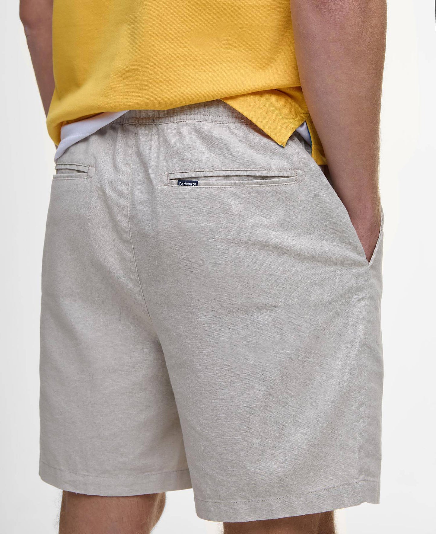 Barbour Cotton Linen Relaxed Shorts