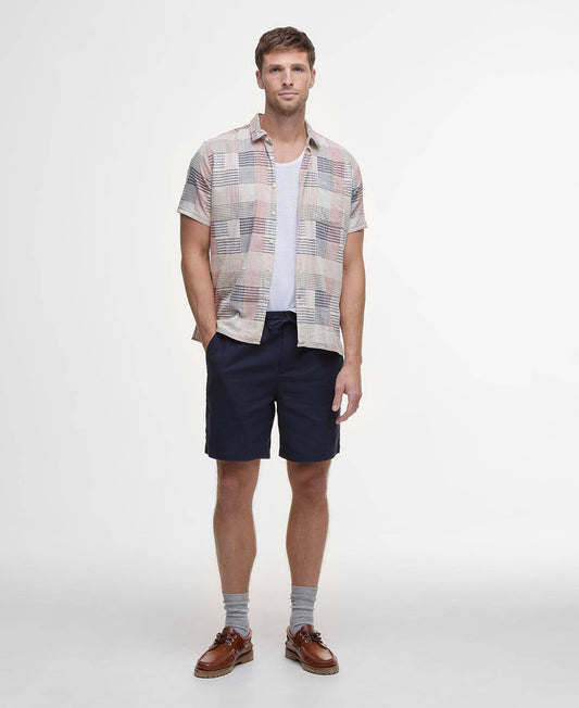 Barbour Cotton Linen Relaxed Shorts