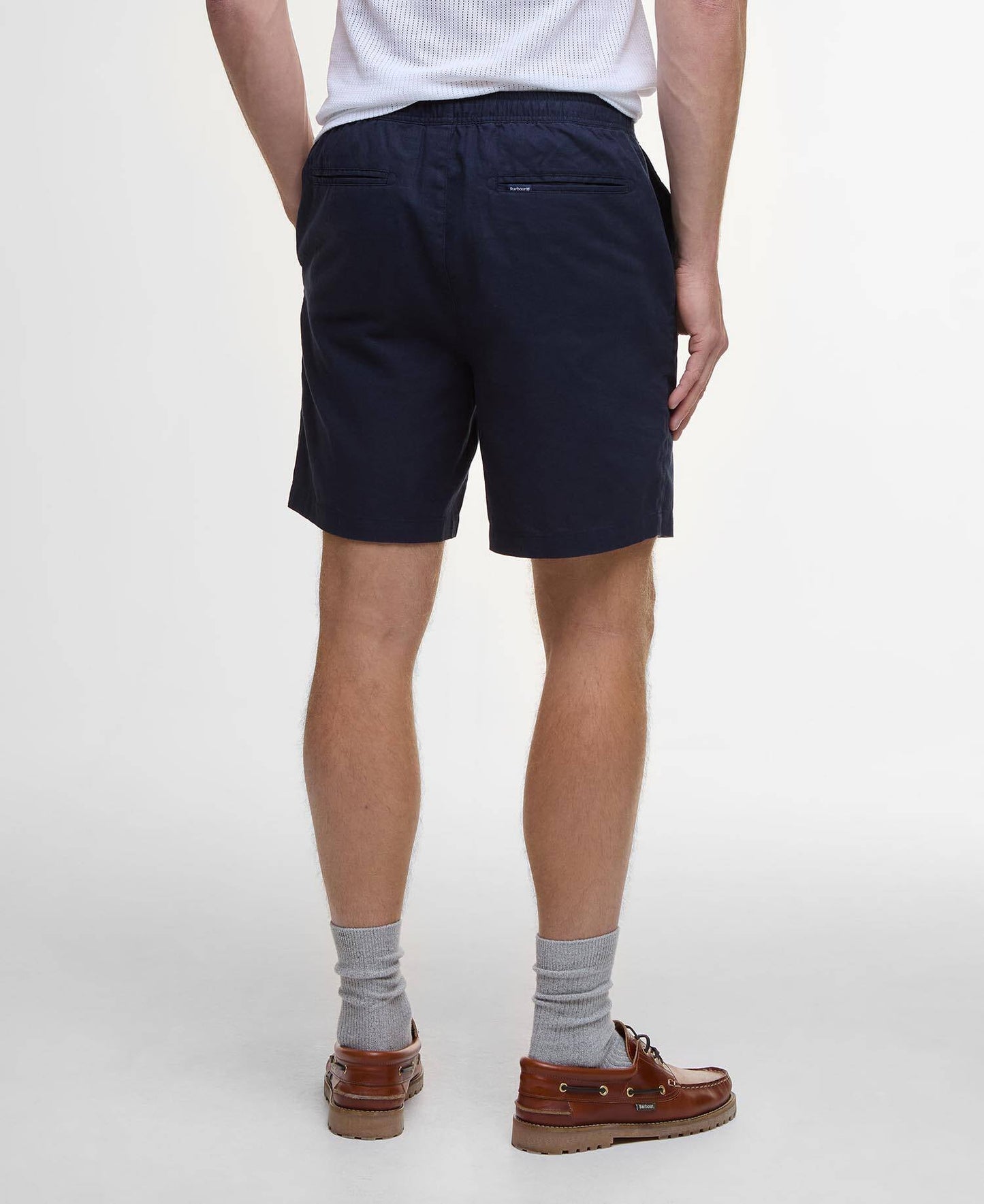 Barbour Cotton Linen Relaxed Shorts