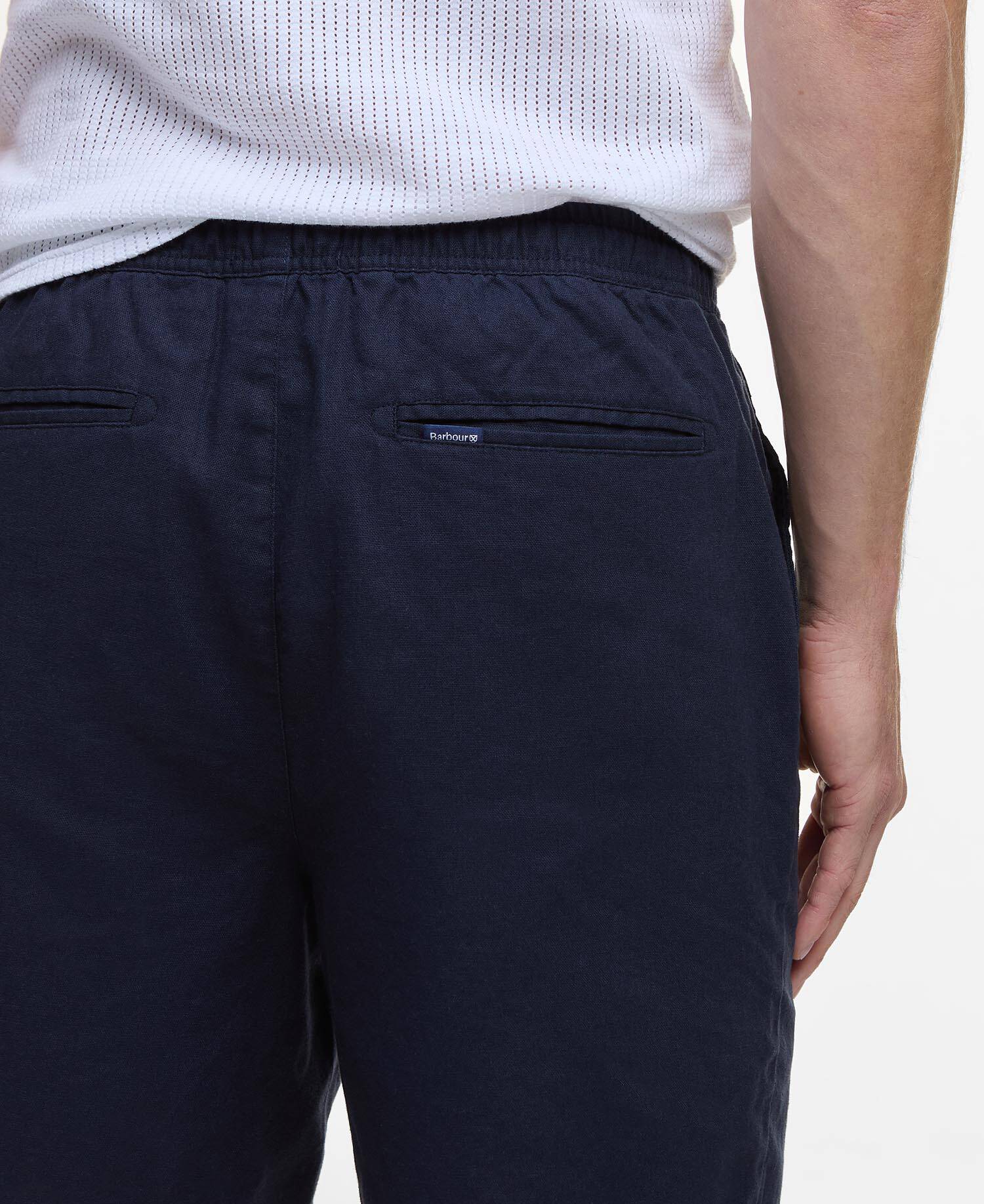 Barbour Cotton Linen Relaxed Shorts