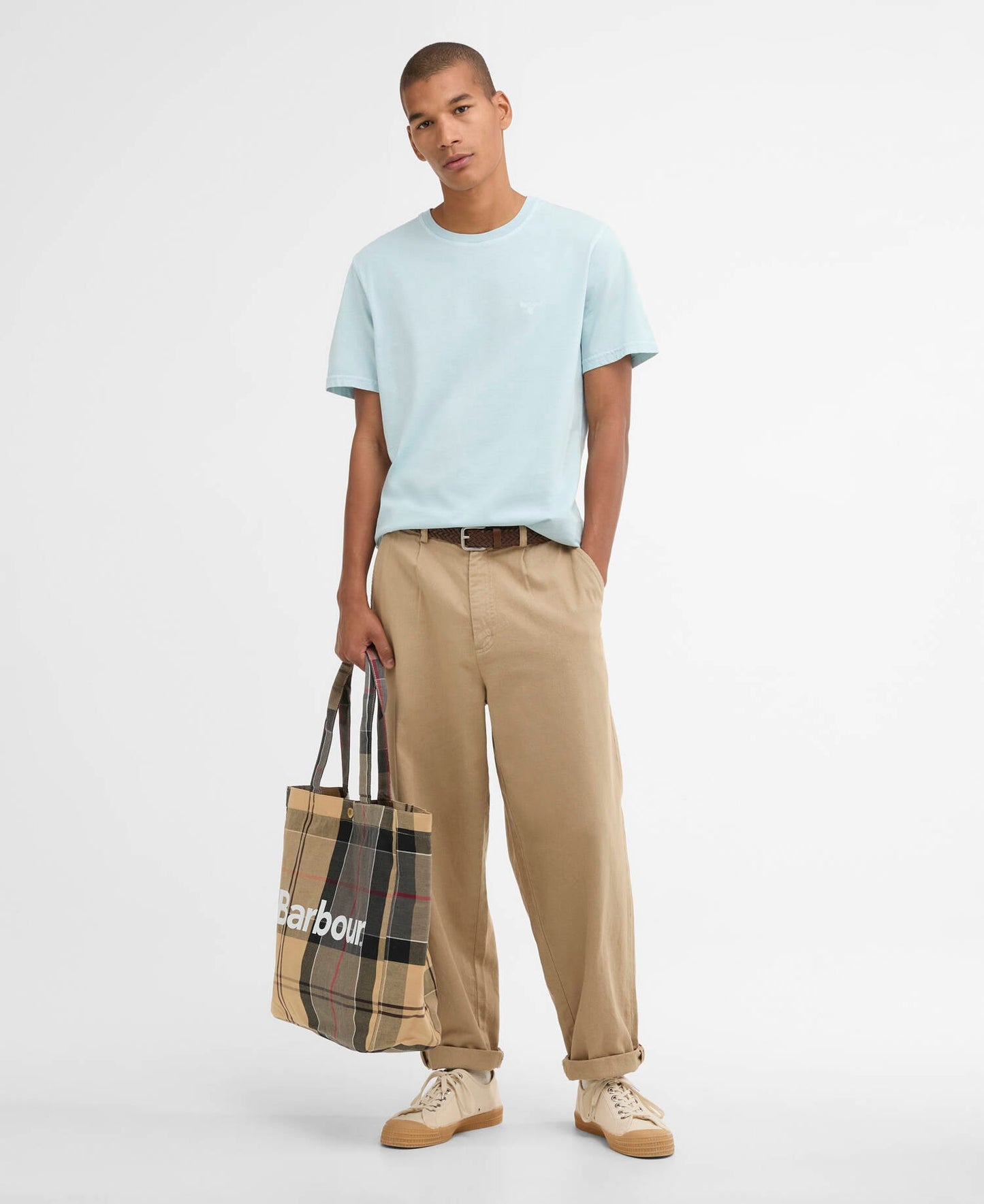 Barbour Cotton Linen Relaxed Trouser