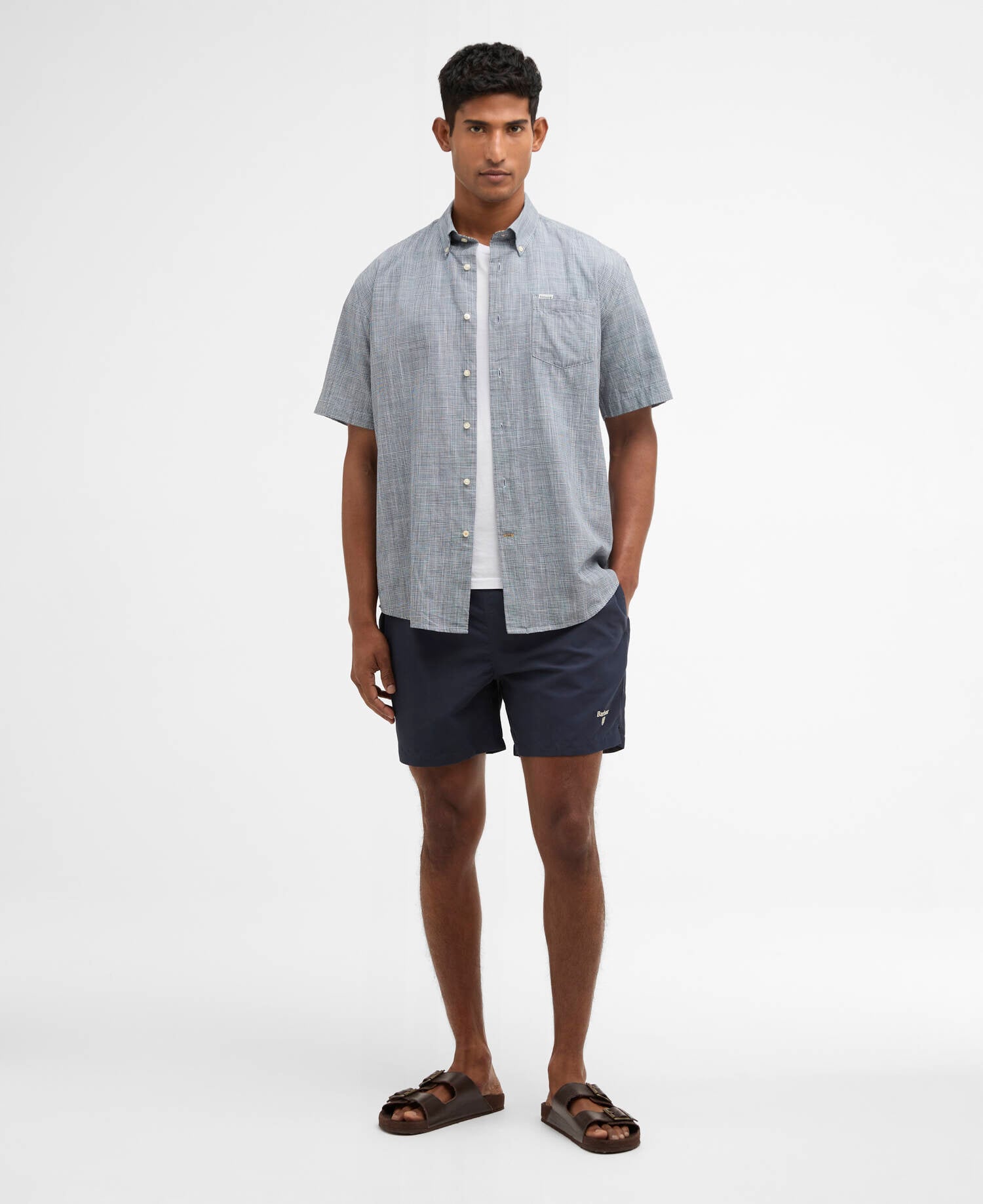 Barbour Water Reactive Tartan Swim Short