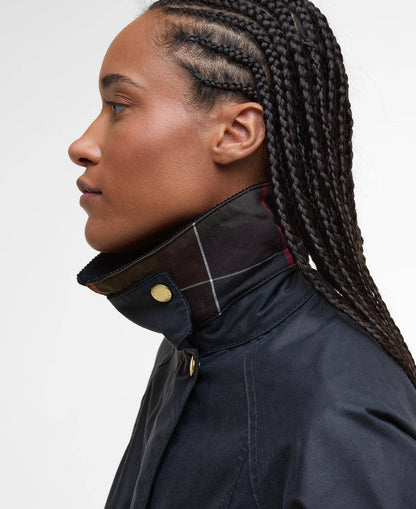 Barbour Cropped Beadnell Waxed Jacket
