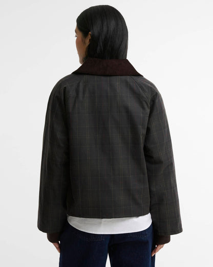 Barbour Arlene Checked Waxed Jacket