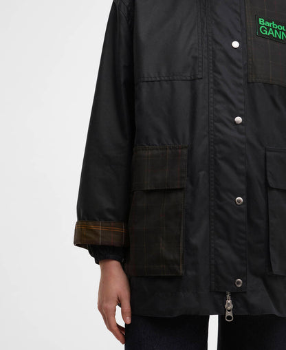 Barbour Barbour x GANNI Waxed Duffle Coat