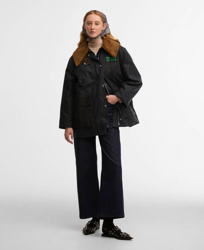 Barbour Barbour x GANNI Waxed Duffle Coat