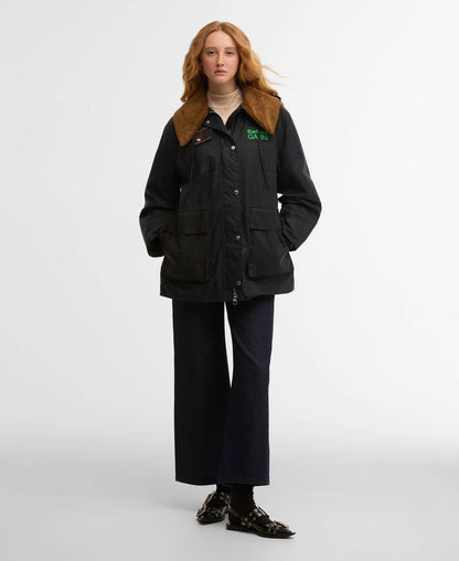 Barbour Barbour x GANNI Waxed Duffle Coat