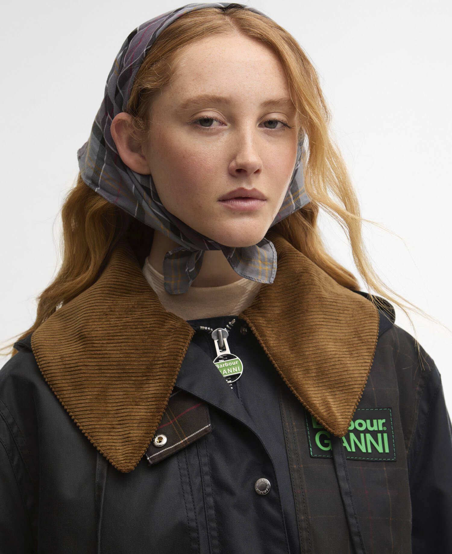 Barbour Barbour x GANNI Waxed Duffle Coat