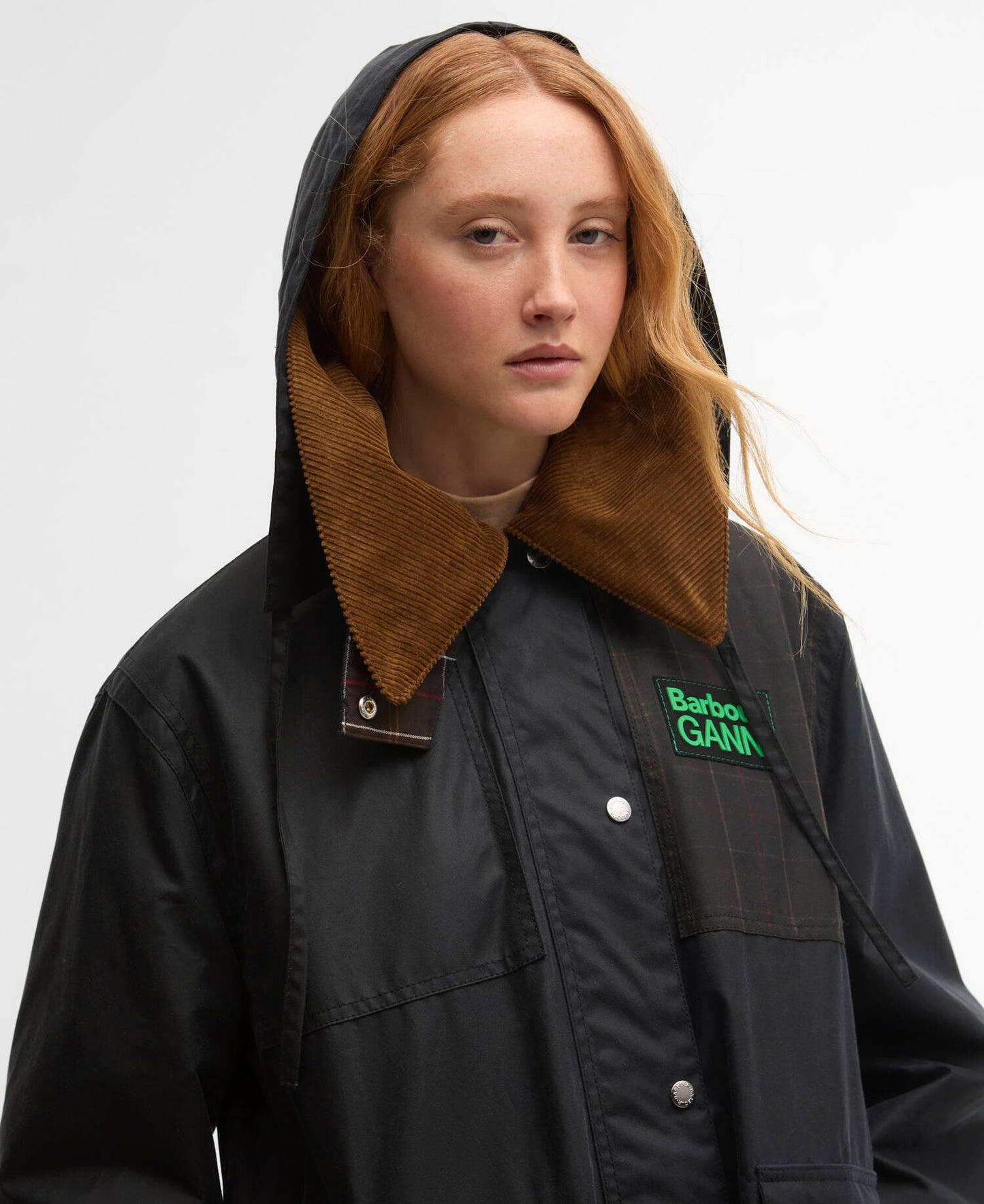 Barbour Barbour x GANNI Waxed Duffle Coat