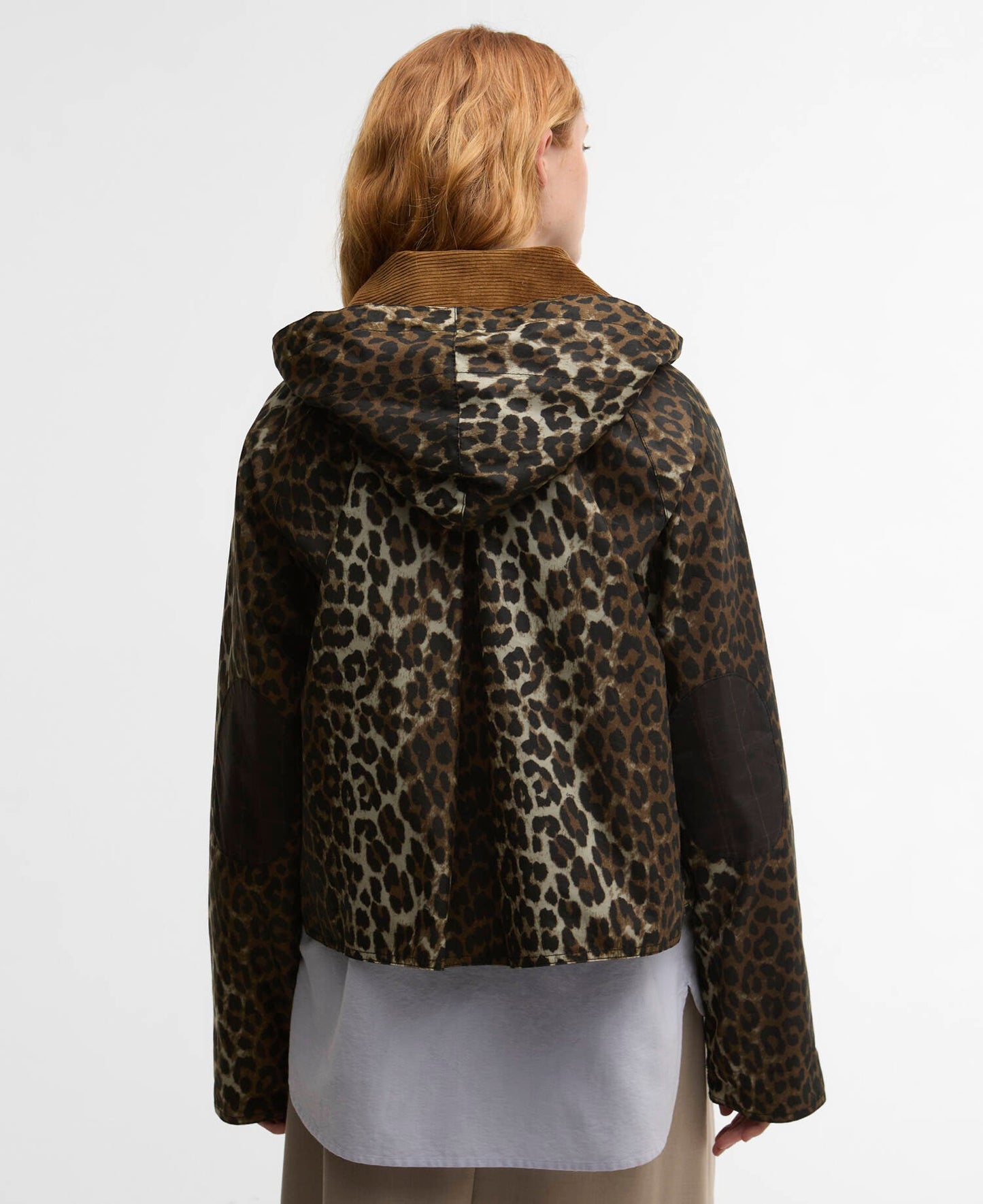 Barbour Barbour x GANNI Leopard Print Waxed Anorak